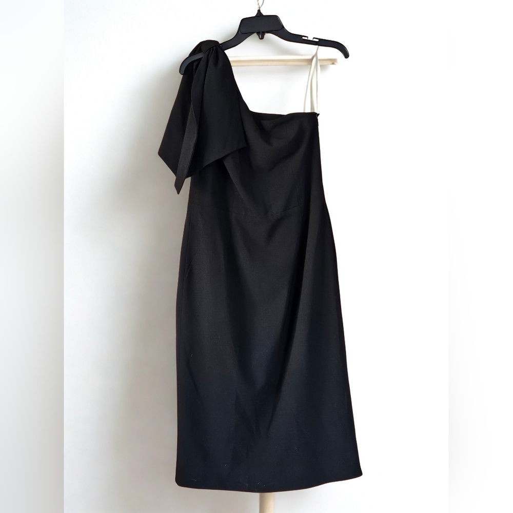 Dress the Population Tiffany Black One-Shoulder Dress Size XL